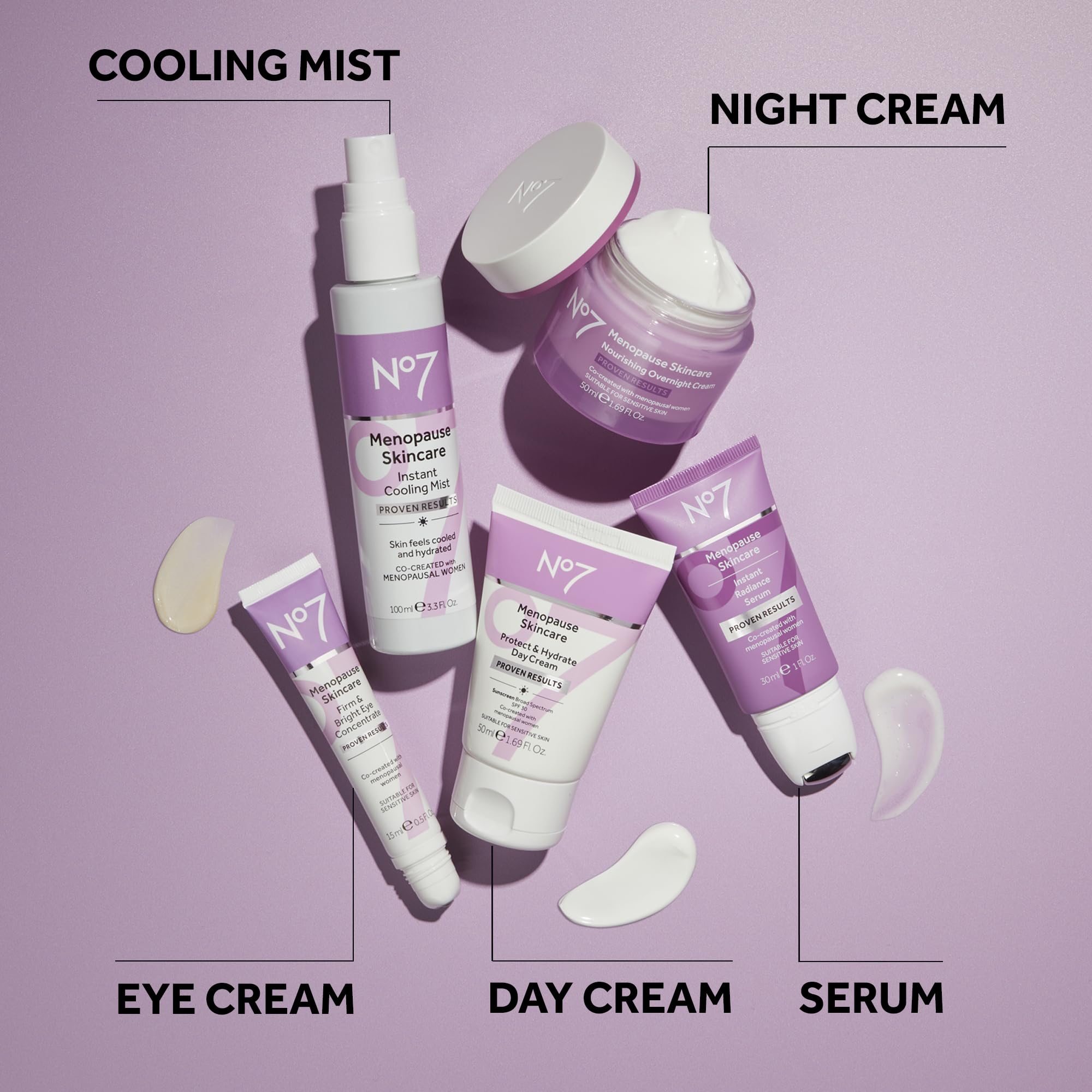 No7 crema nocturna menopausia: piel más firme al despertar por lípidos y ceramidas.