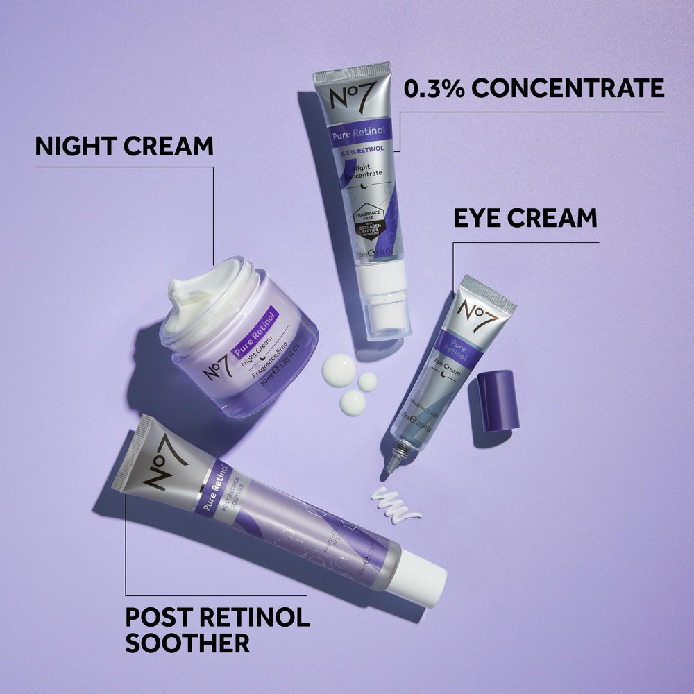 Routine nocturne No7, peau plus lisse au réveil