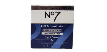 No.7 day cream SPF 30 label close-up for daytime protection.