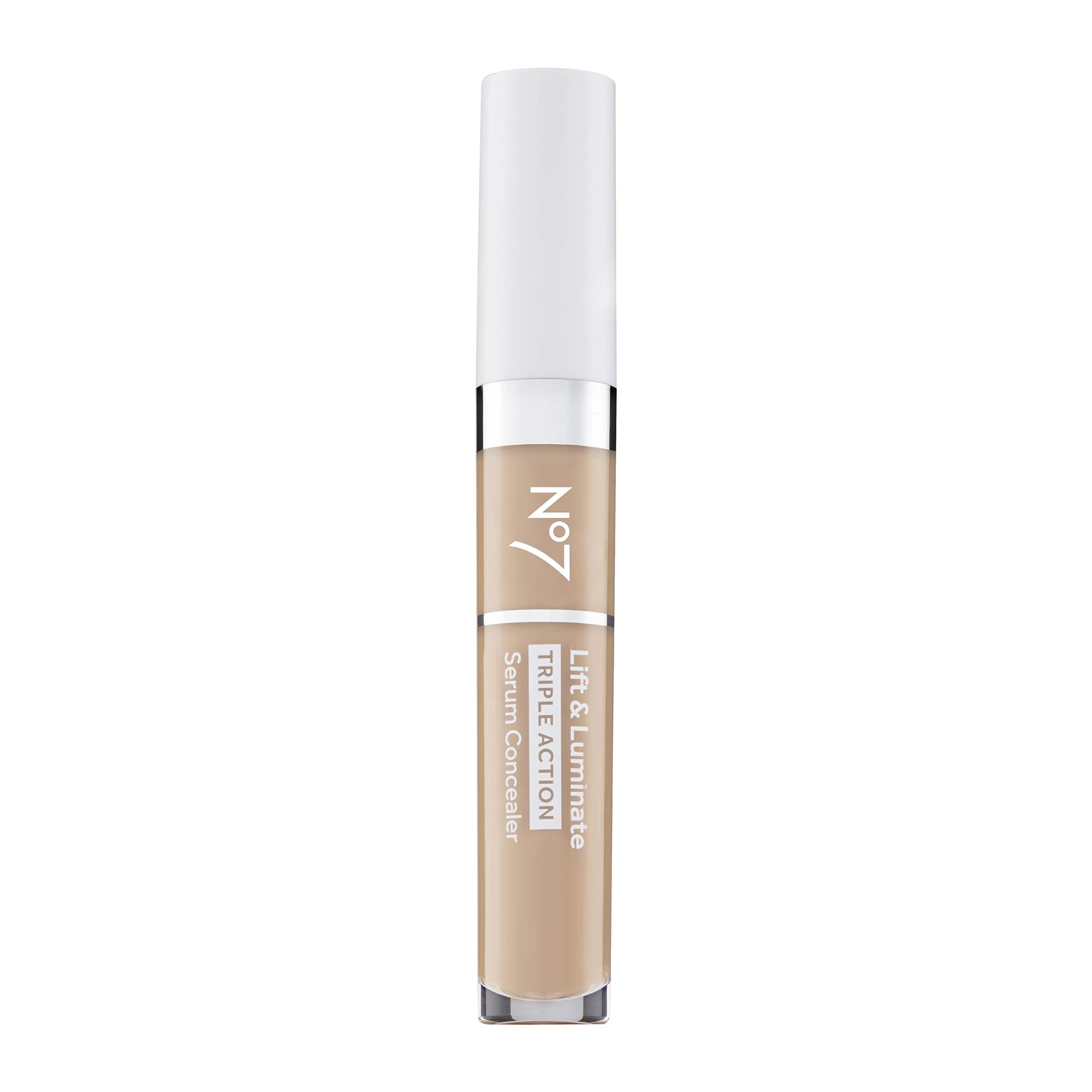 No7 Lift Luminate Concealer: tubo compacto para cubrir imperfecciones con acabado natural.
