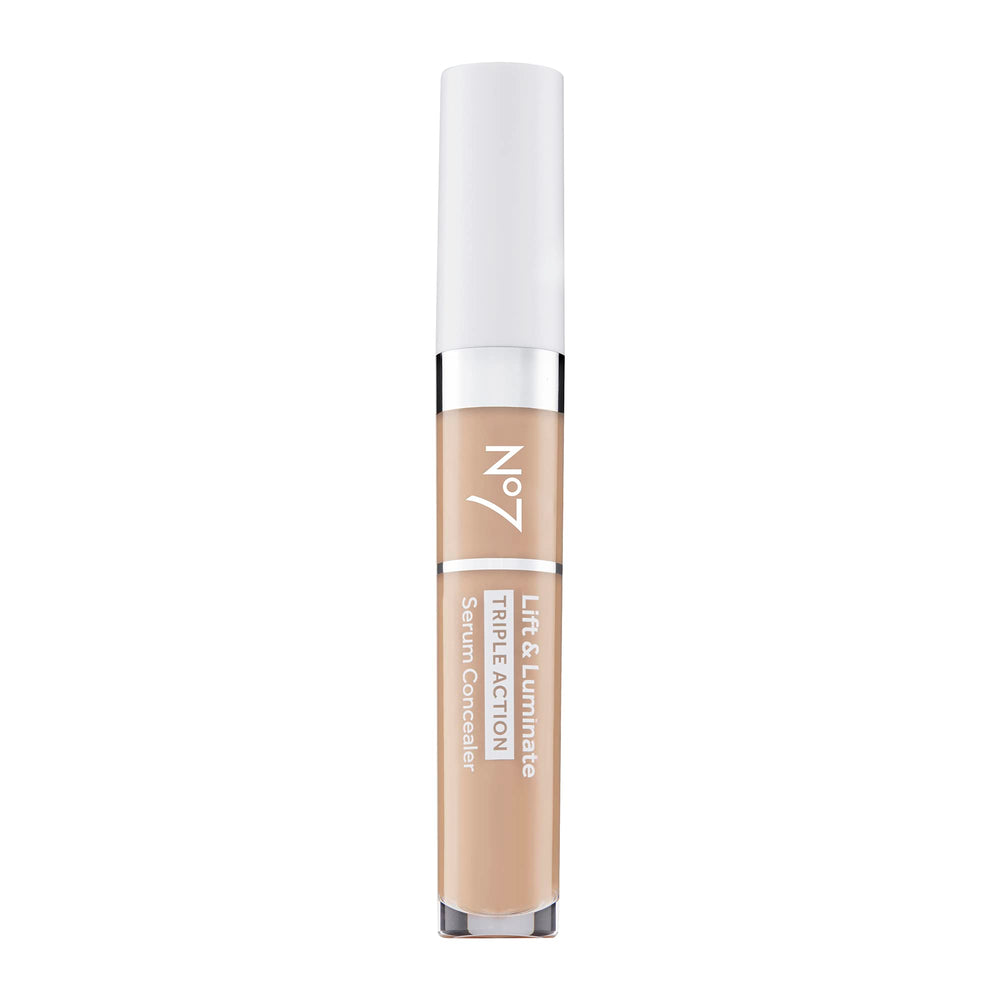 No7 Lift Luminate Concealer: tubo compacto para cubrir imperfecciones con acabado natural.