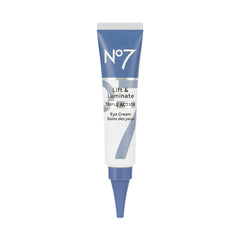 No7 Lift & Luminate crema de ojos, bote, hidrata y suaviza la mirada.