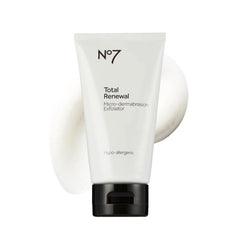 No7 Microdermabrasion Renovación Total: bote exfoliante para piel radiante.