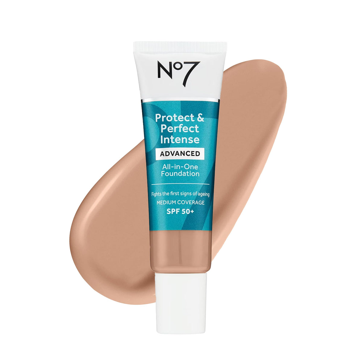 No7 Protect & Perfect: bote de 30 ml con hidratación duradera para piel suave y uniforme.