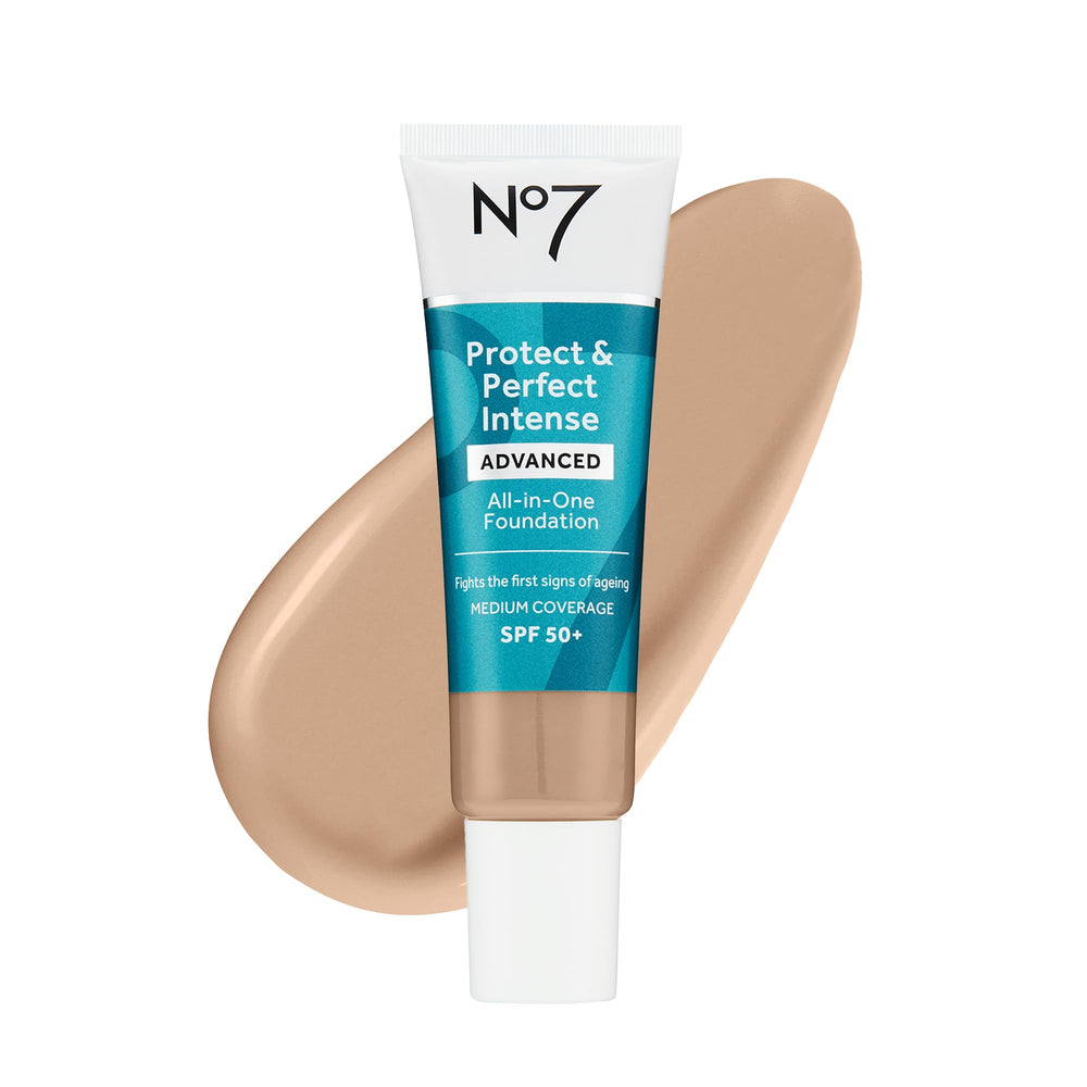 No7 Protege y Perfecciona fundación envase 30 ml con hidratación