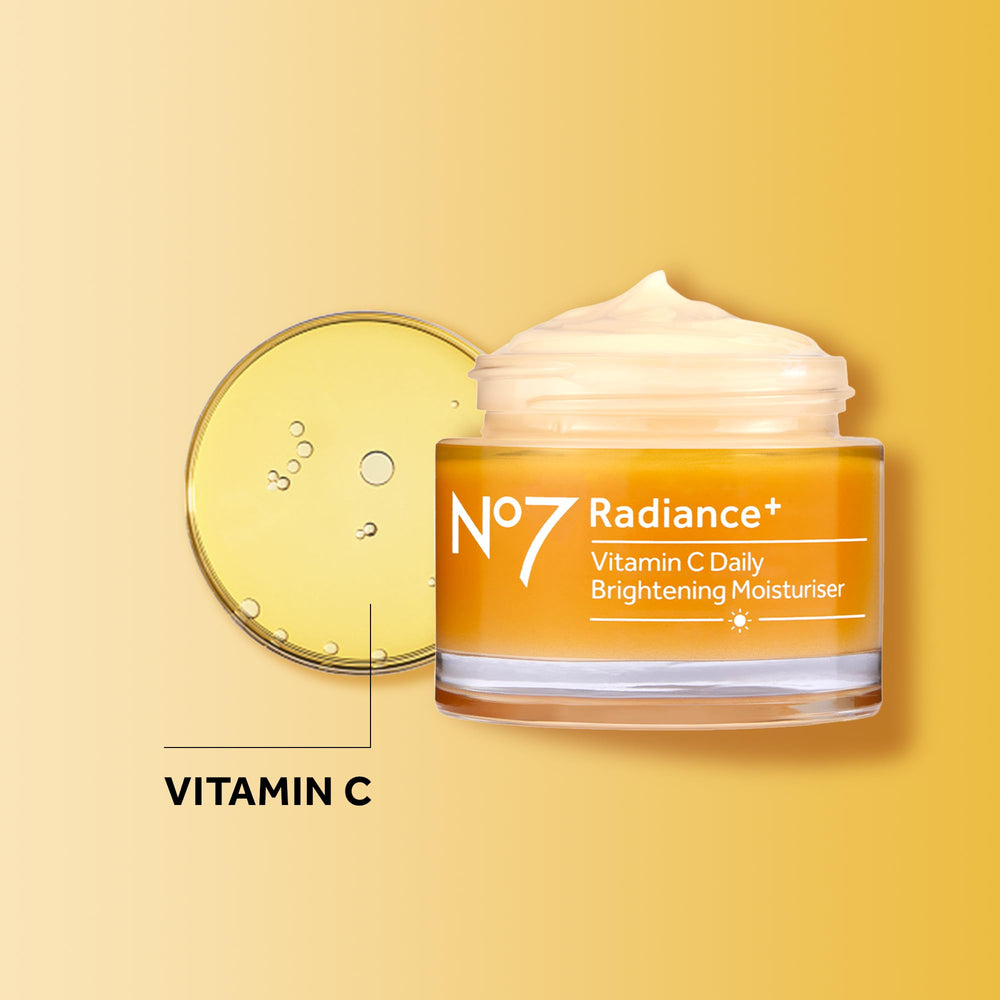 No7 Radiance+ para piel seca con hidratación suave