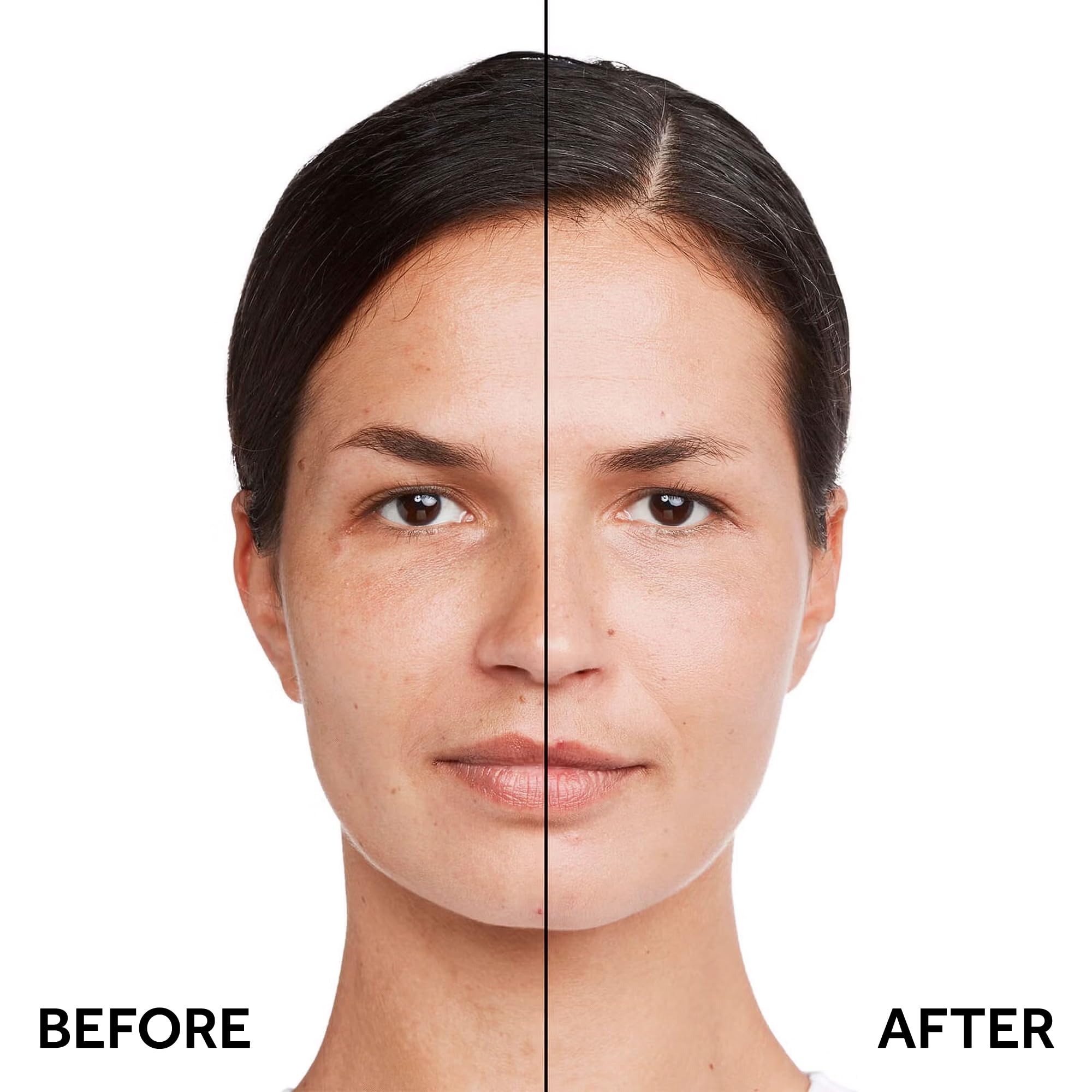 Aplicación de No7 Restore & Renew Foundation en el rostro para un acabado uniforme.