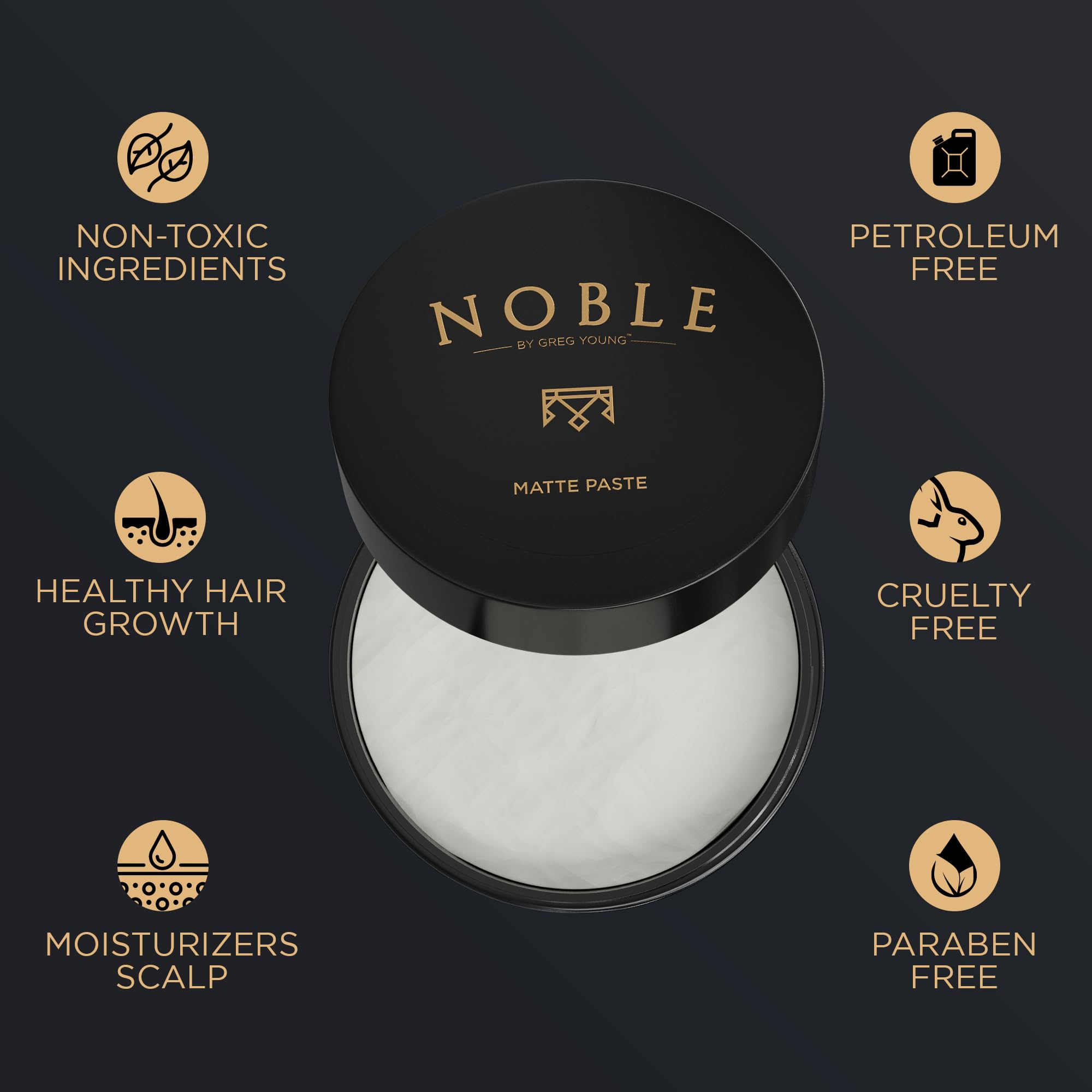 Noble By Greg Young: acabado natural y firme para estilos variados