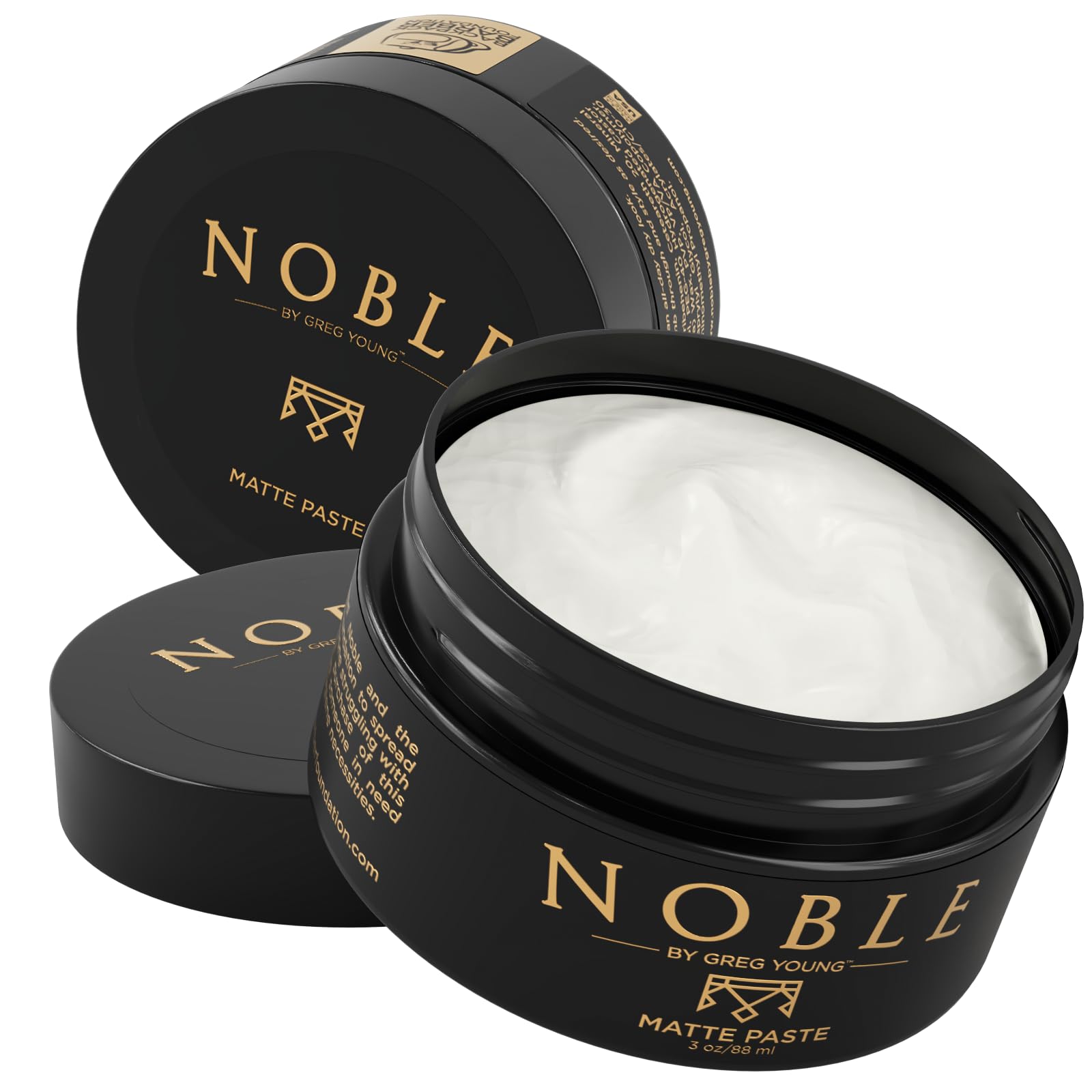 Noble By Greg Young: pasta fijación mate para control diario