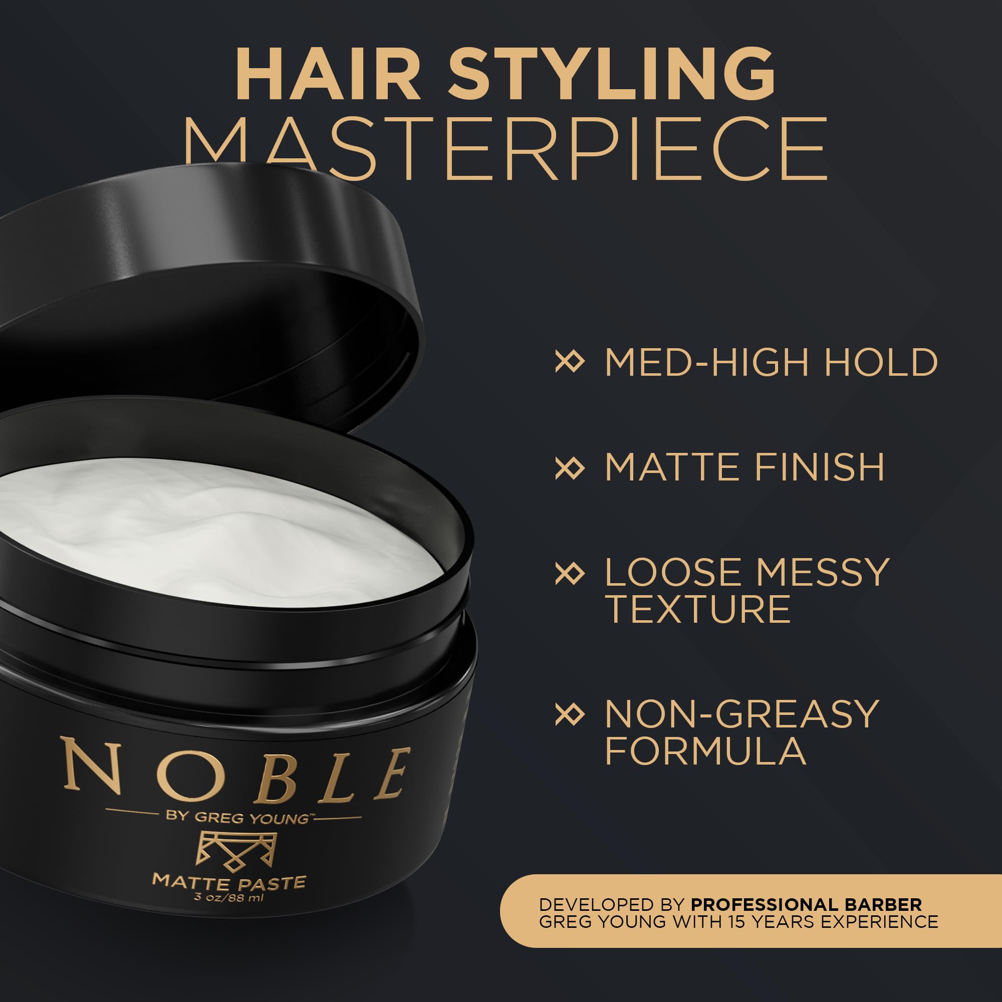 Noble By Greg Young: textura mate natural que aporta volumen