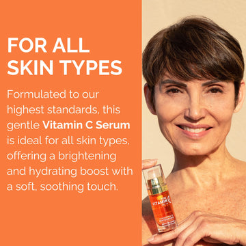 Noche Y Dia Serum Vitamina C, uso diario para favorecer tono más uniforme.