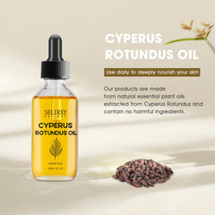 Nodfens Aceite Cyperus Rotundus, aplicación suave para piel sensible.