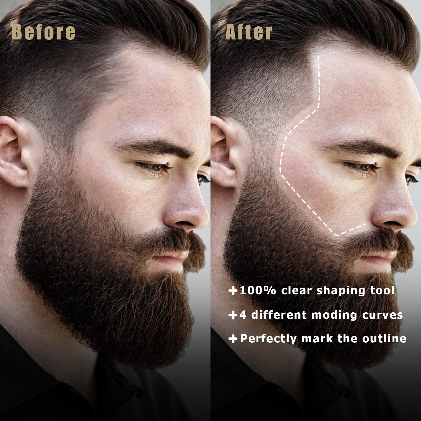 Noerrors lapiz barbero blanco textura suave desliza sin esfuerzo.