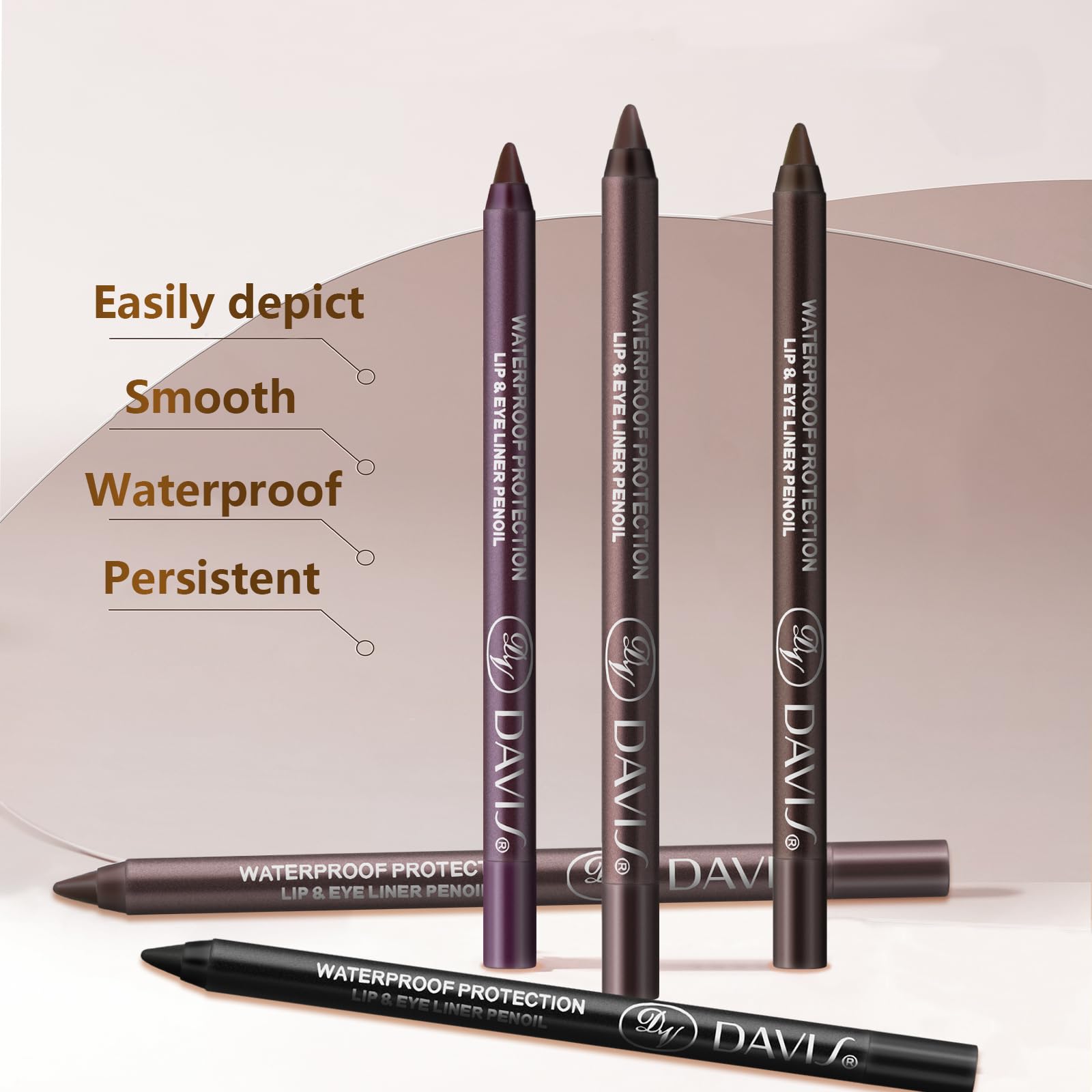 Set de delineadores gel Noerrors para definir ojos y cejas.