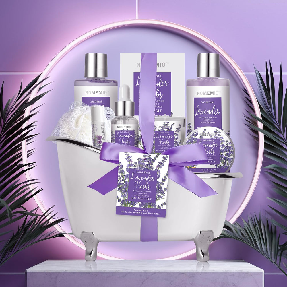 Nomemio vela lavanda: ambiente cálido y relajante.