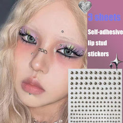 NOOEPC Cristales reutilizables: brillo intenso para maquillaje temporal
