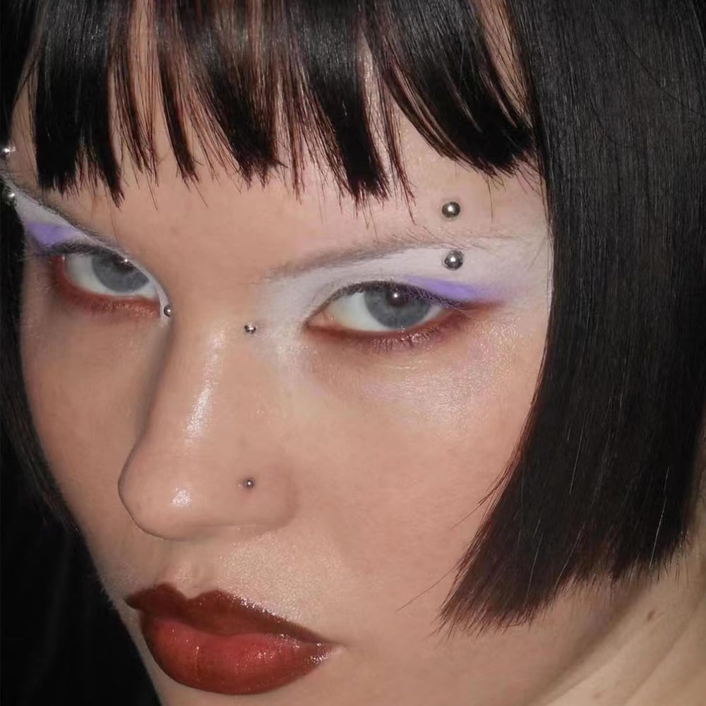 NOOEPC Diseño plateado: añade un toque punk y moderno a cualquier look