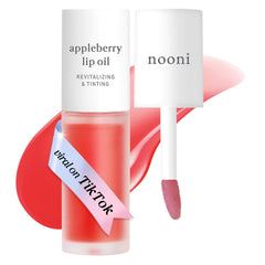 NOONI Aceite para Labios Appleberry brillo sedoso e hidratación rápida.