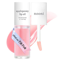 Aceite labial Applepeony de NOONI en bote para hidratación suave.
