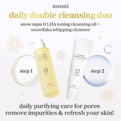 Application de l'huile Nooni pour dissoudre maquillage et impuretés sur la peau.