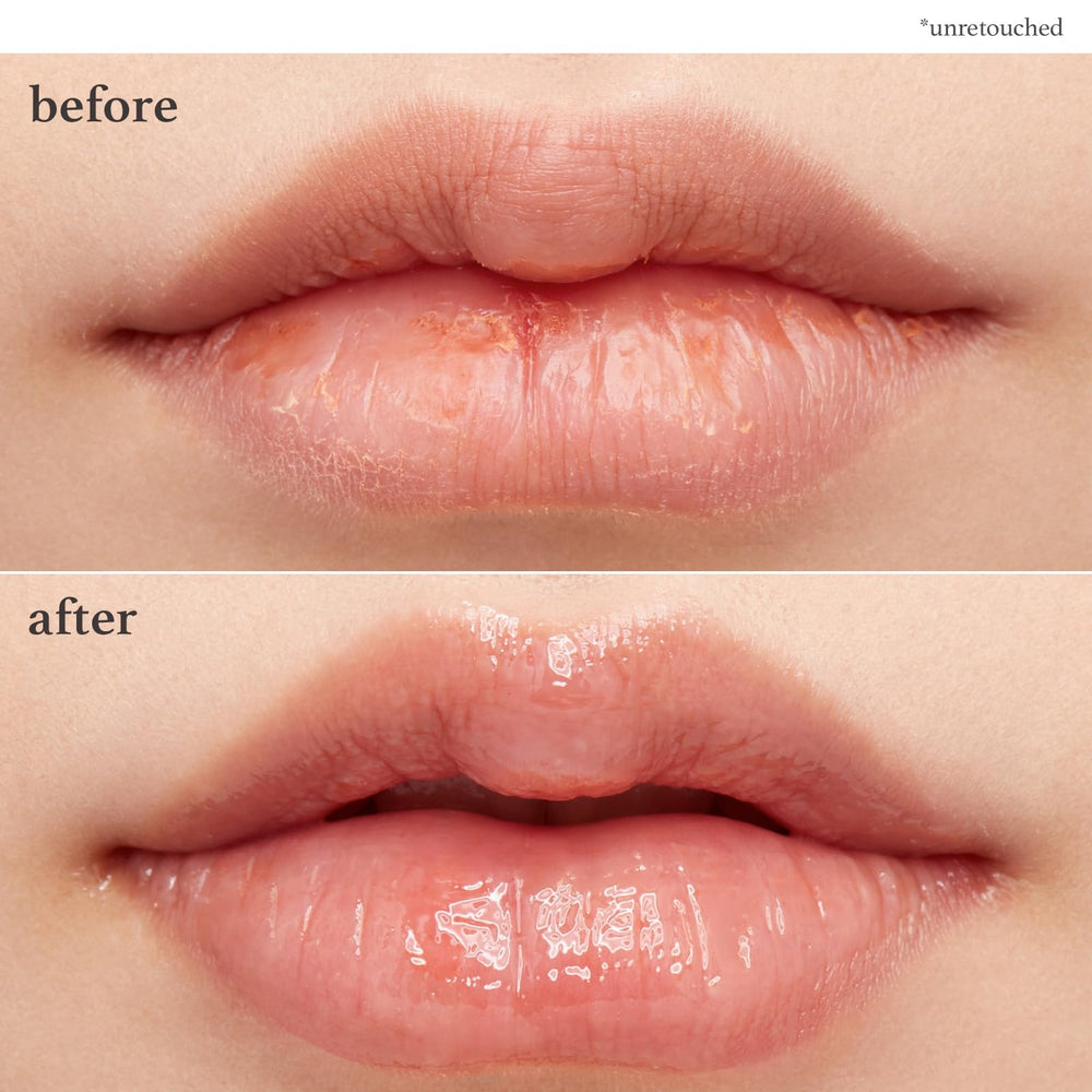 Espátula de aplicación facilita uso limpio de la mascarilla labial.