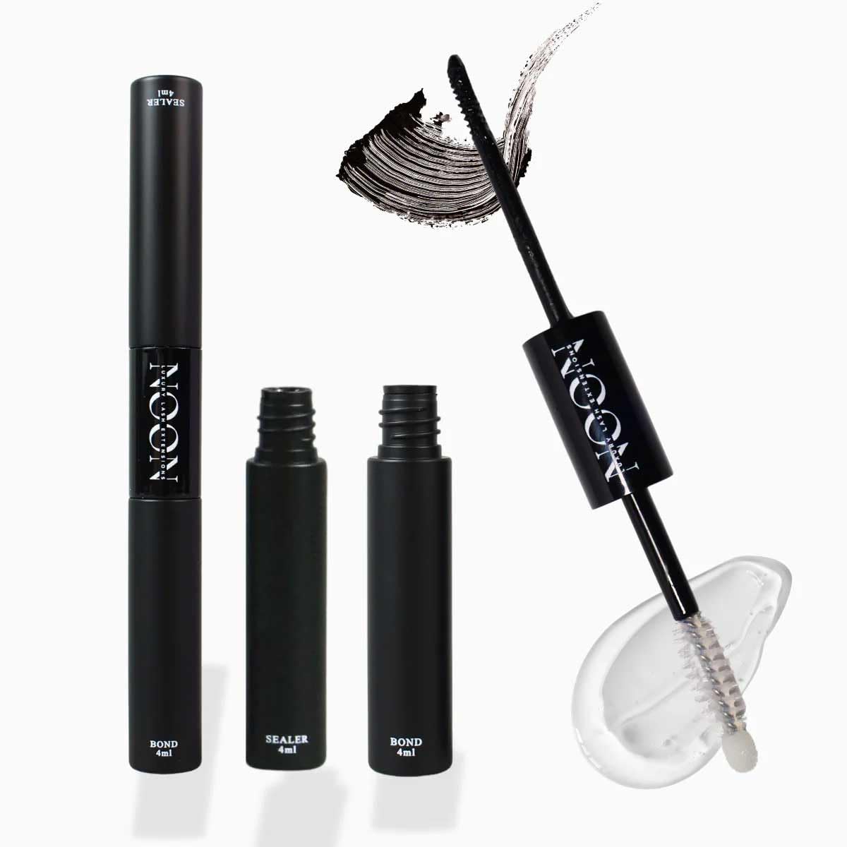 Noonlash Bond 2 en 1 con aplicador preciso para una aplicación controlada.