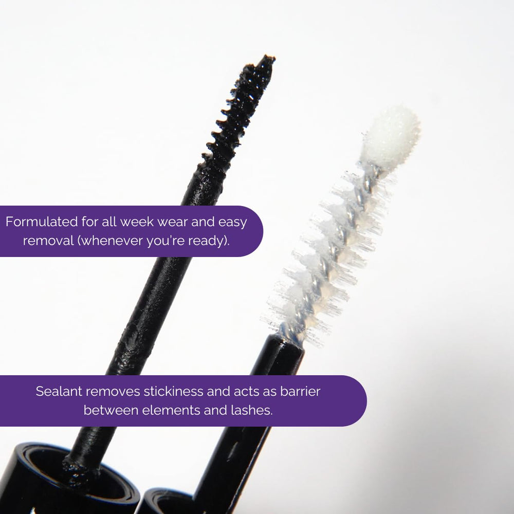 Noonlash sellador seguro para ojos sensibles durante todo el día.