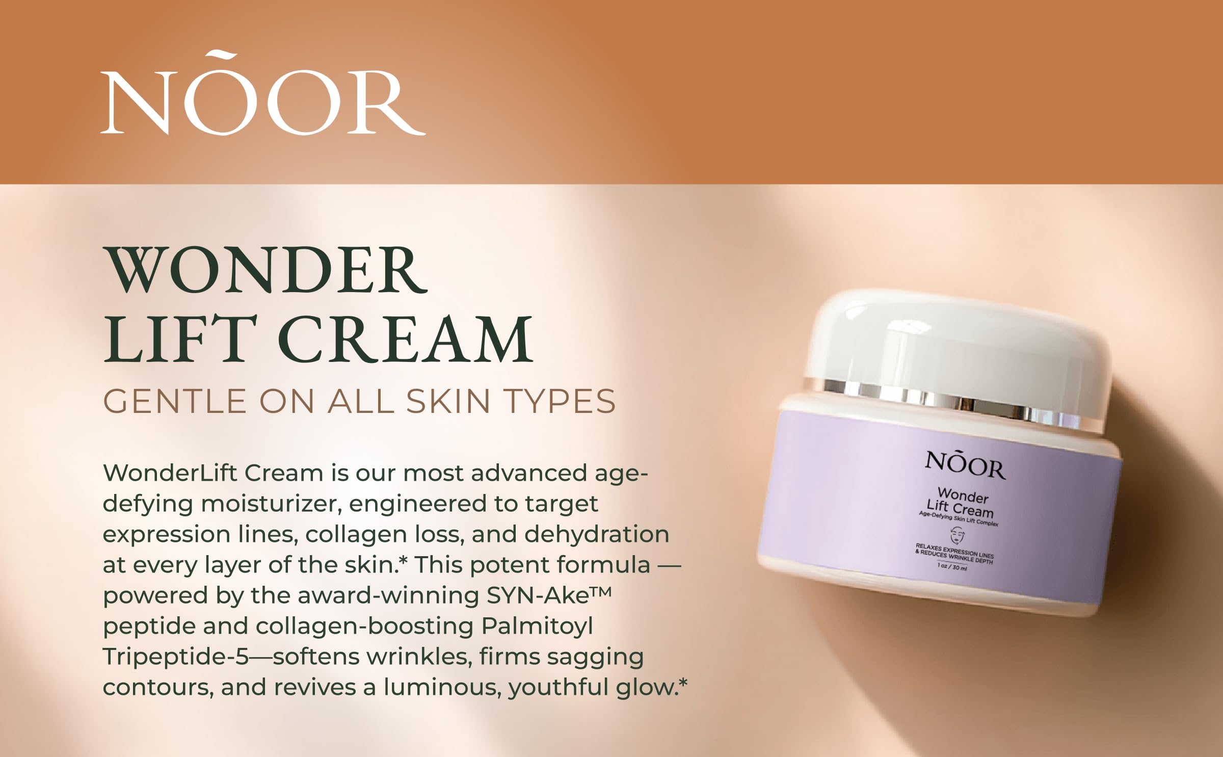 Noor Hair WonderLift aplicación mañana y noche para resultados consistentes.