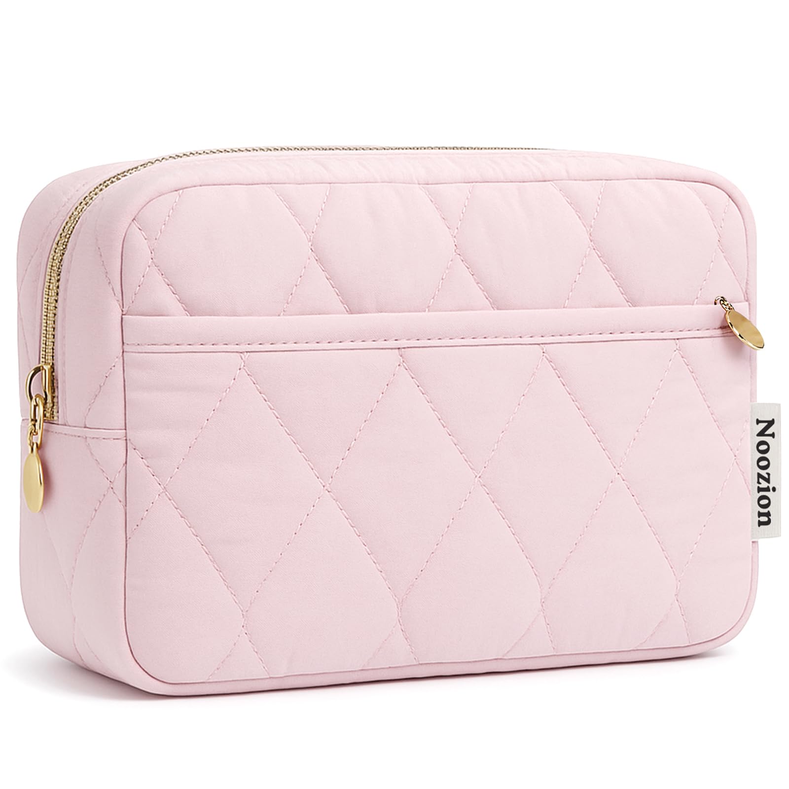 Noozion bolsa maquillaje viaje con apertura amplia para acceso rápido