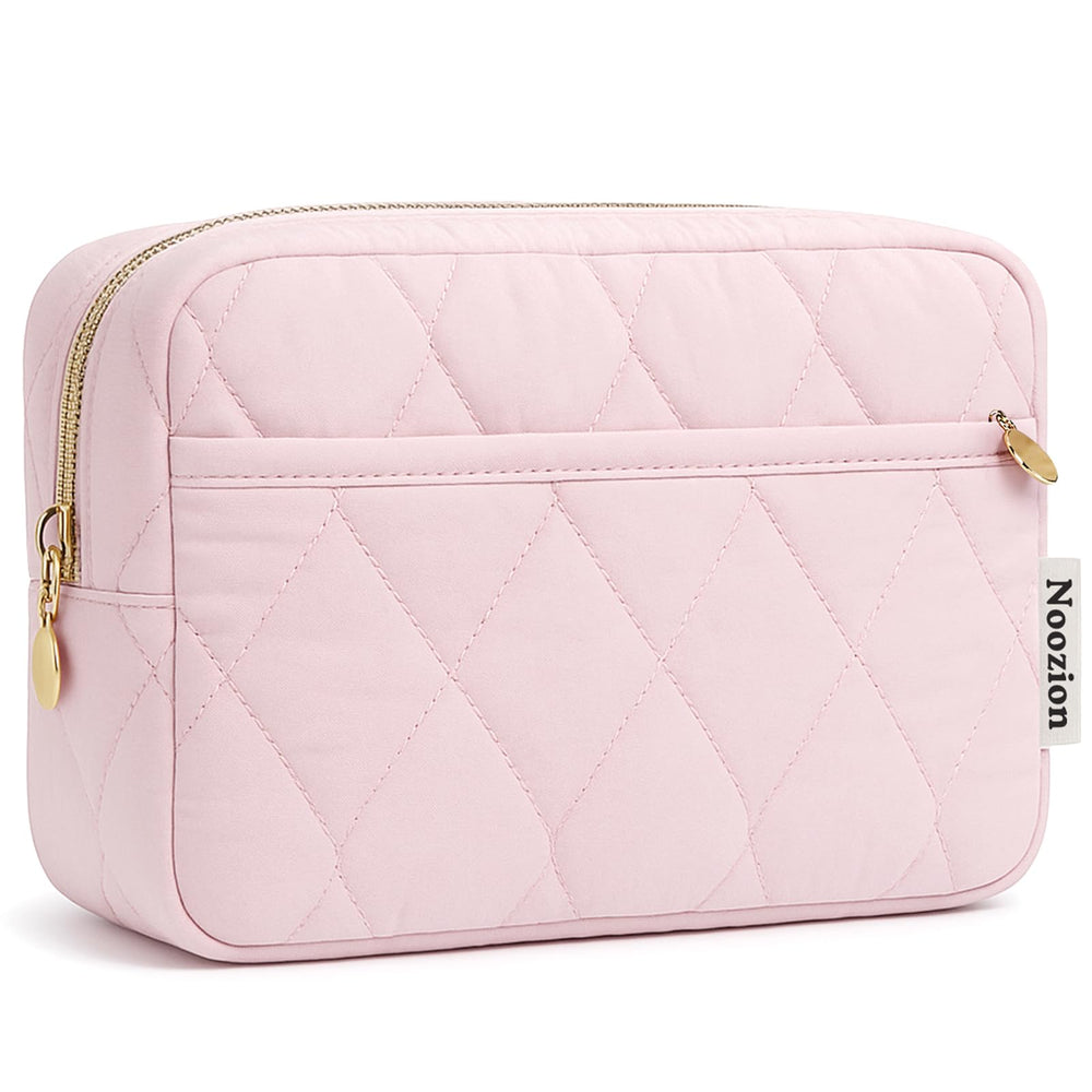 Noozion bolsa maquillaje viaje con apertura amplia para acceso rápido