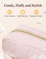 Noozion bolsa maquillaje viaje de nylon impermeable protege derrames