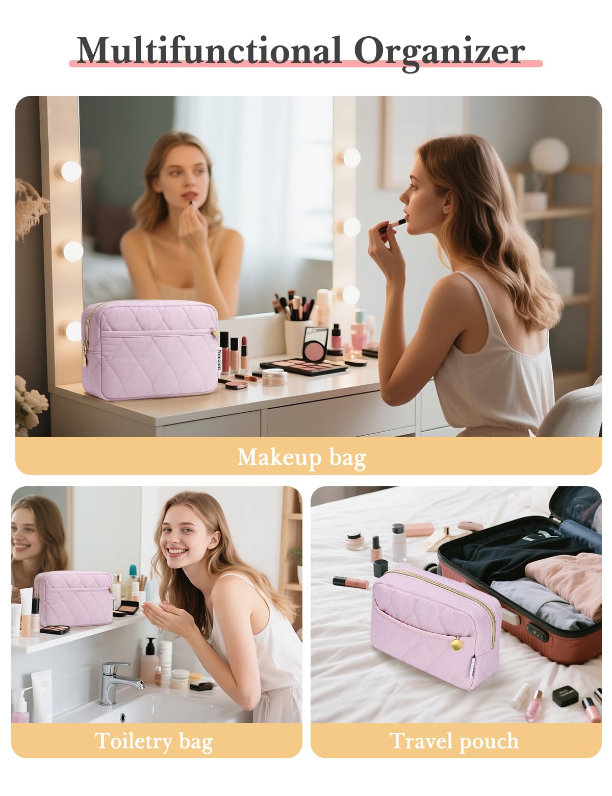 Noozion regalo ideal para mujer, elegante y práctico para usar en viaje.