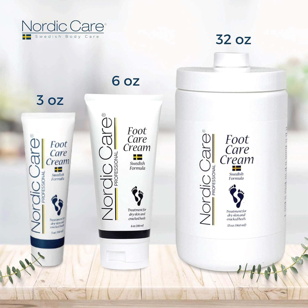 Nordic Care crema para pies, fórmula no grasa para uso diario