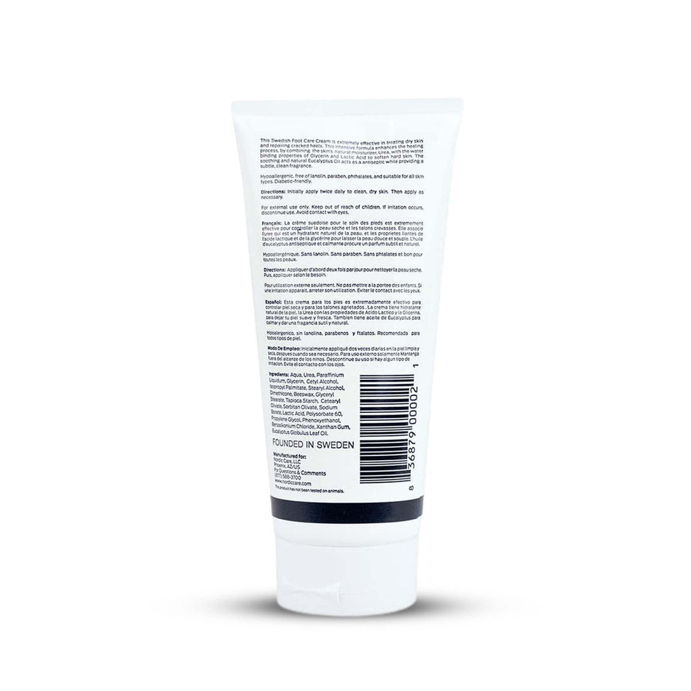 Nordic Care crema para pies, hidratación profunda para piel suave