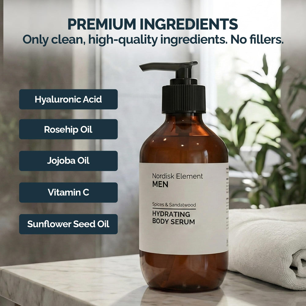 Aplicación suave del serum corporal, piel lista para el día