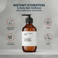 Textura rápida del serum corporal para hombres, absorción instantánea
