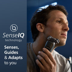 El sensor inteligente de la Norelco 9400 ajusta la potencia para comodidad.