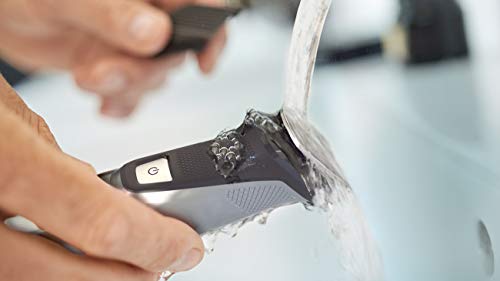 Norelco Multigroom 7000, uso seguro para cabeza y cuerpo con múltiples puntas.