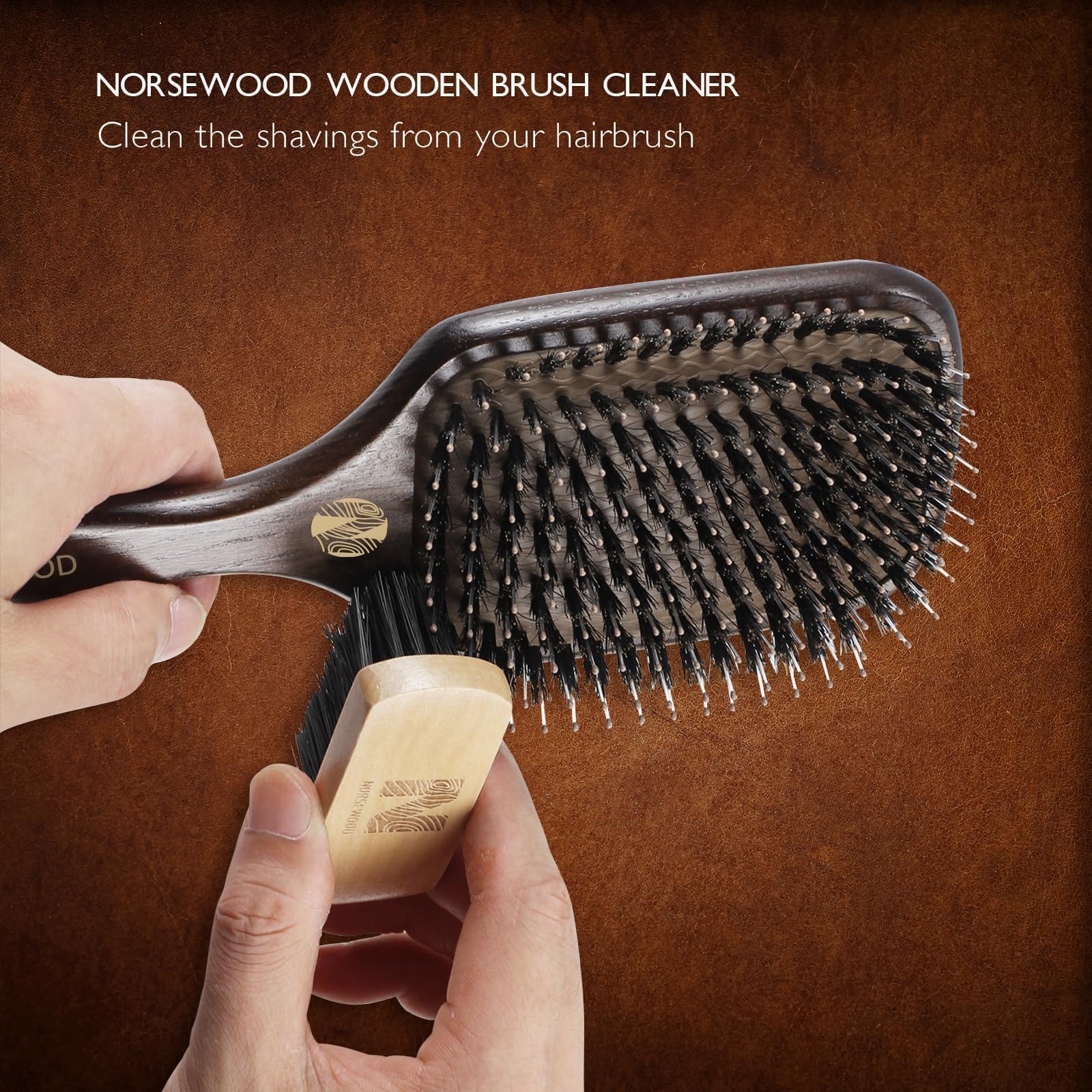 Norsewood cepillo ligero y resistente - perfecto para uso diario