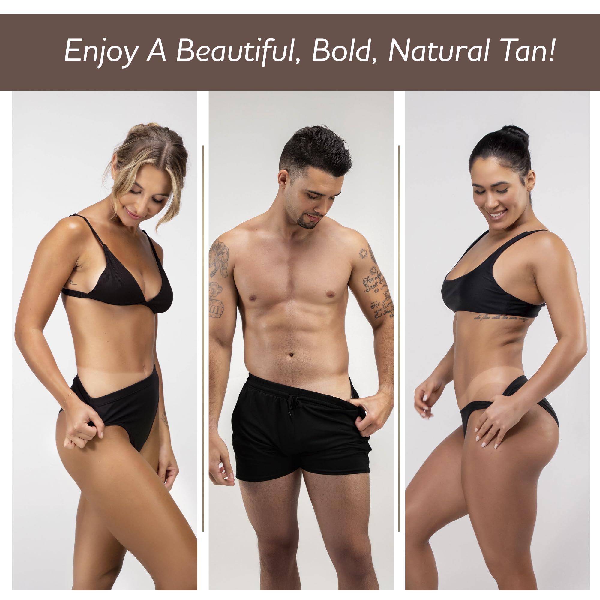 Bronceado instantáneo con tono dorado natural de Norvell.