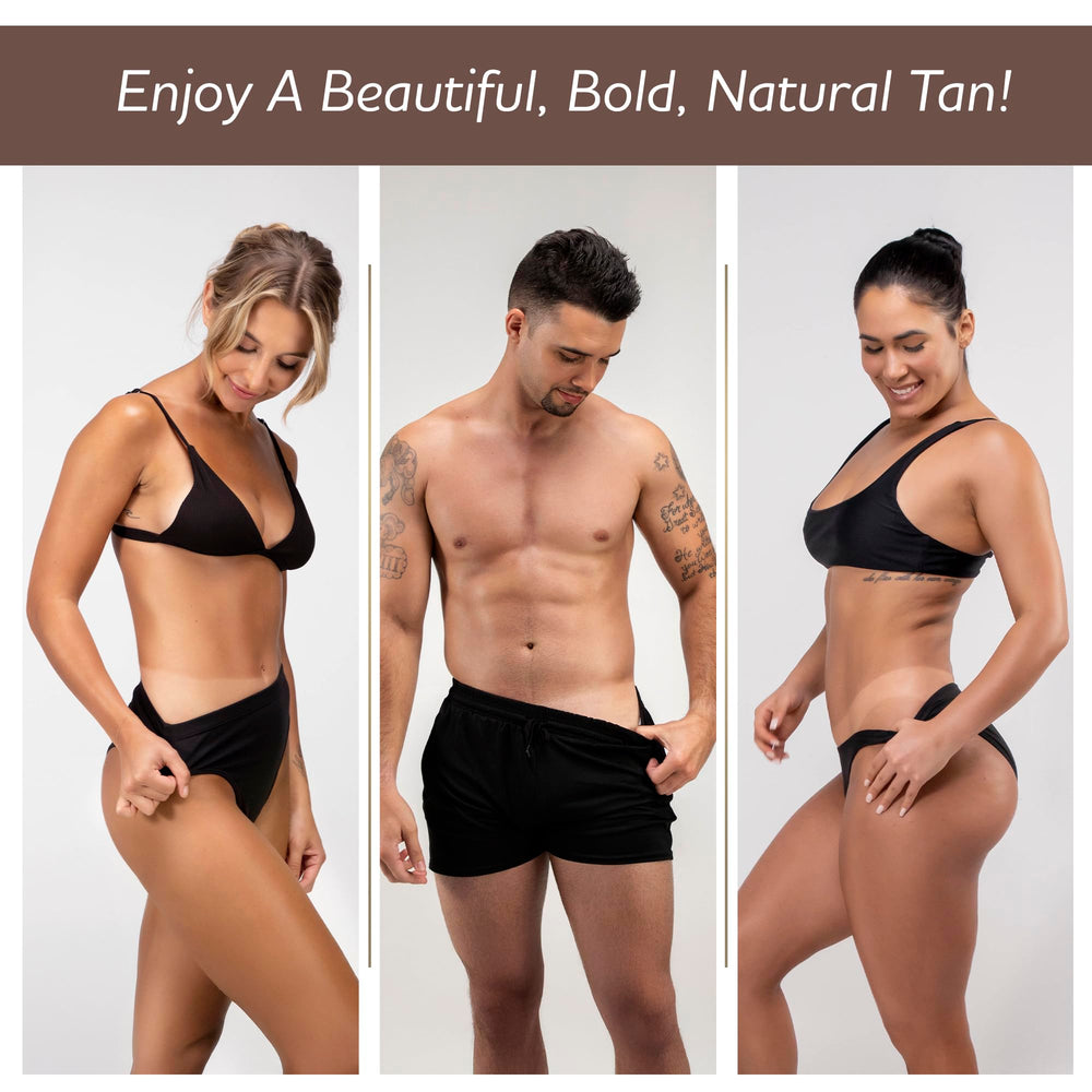 Bronceado instantáneo con tono dorado natural de Norvell.