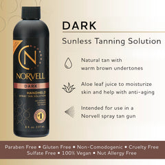 Norvell bronzage sans traces premium, couleur homogène et sans bavure.