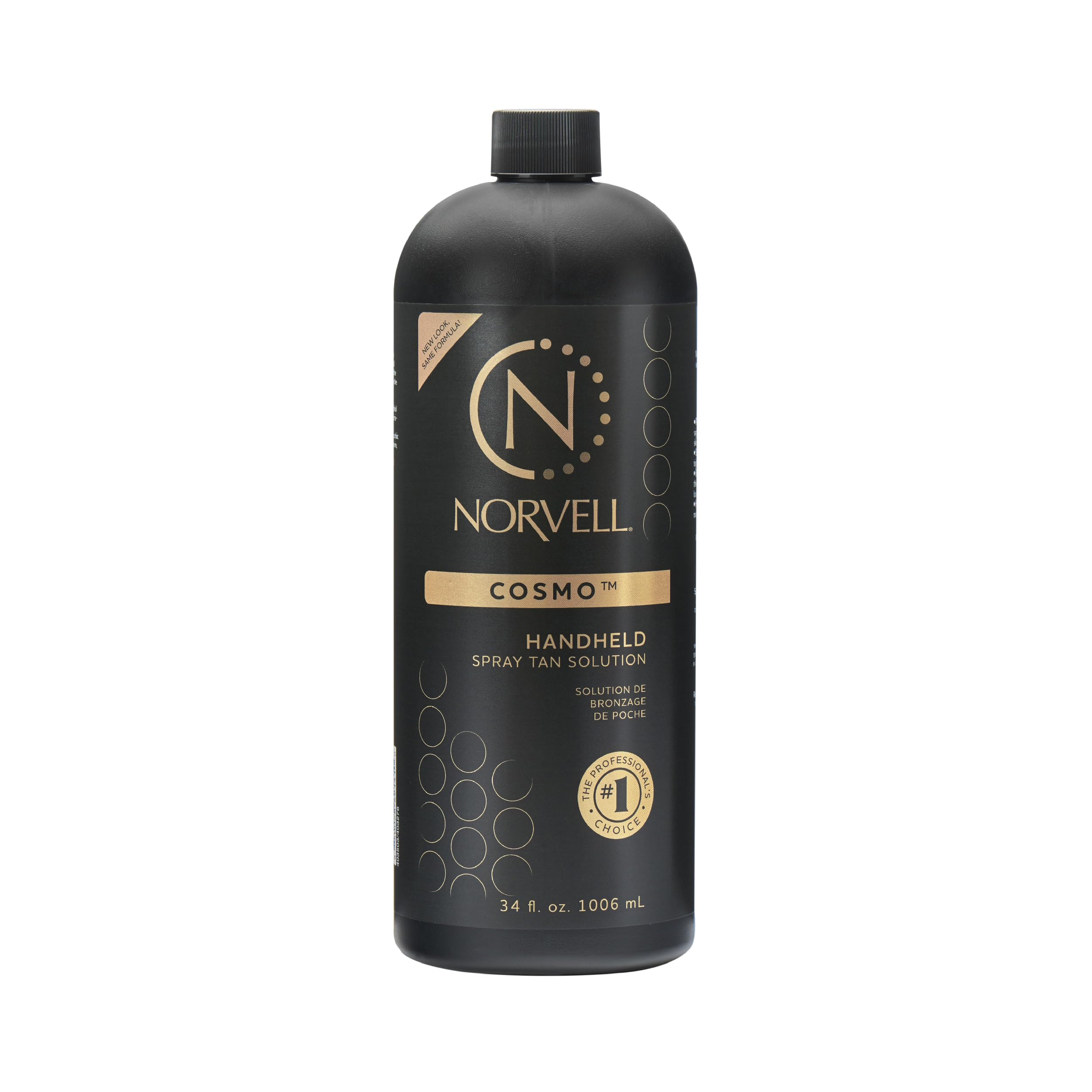 Norvell Cosmo: flacon 34 oz pour bronzage durable à domicile.