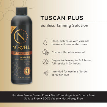 Norvell Tuscan Plus — appareil spray tan professionnel pour une application maîtrisée.