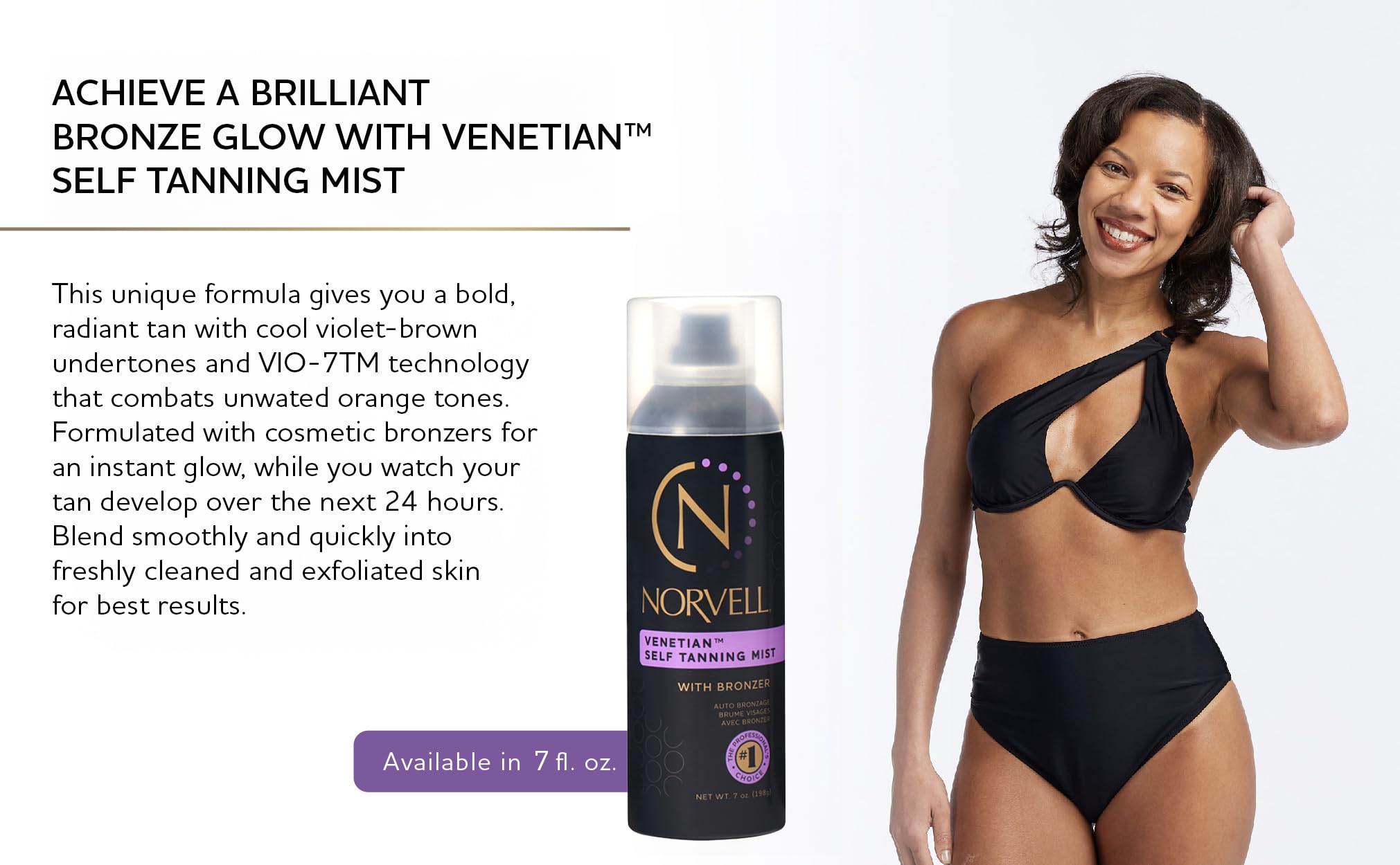 Norvell Venetian Mist acabado suave para espalda y zonas difíciles.