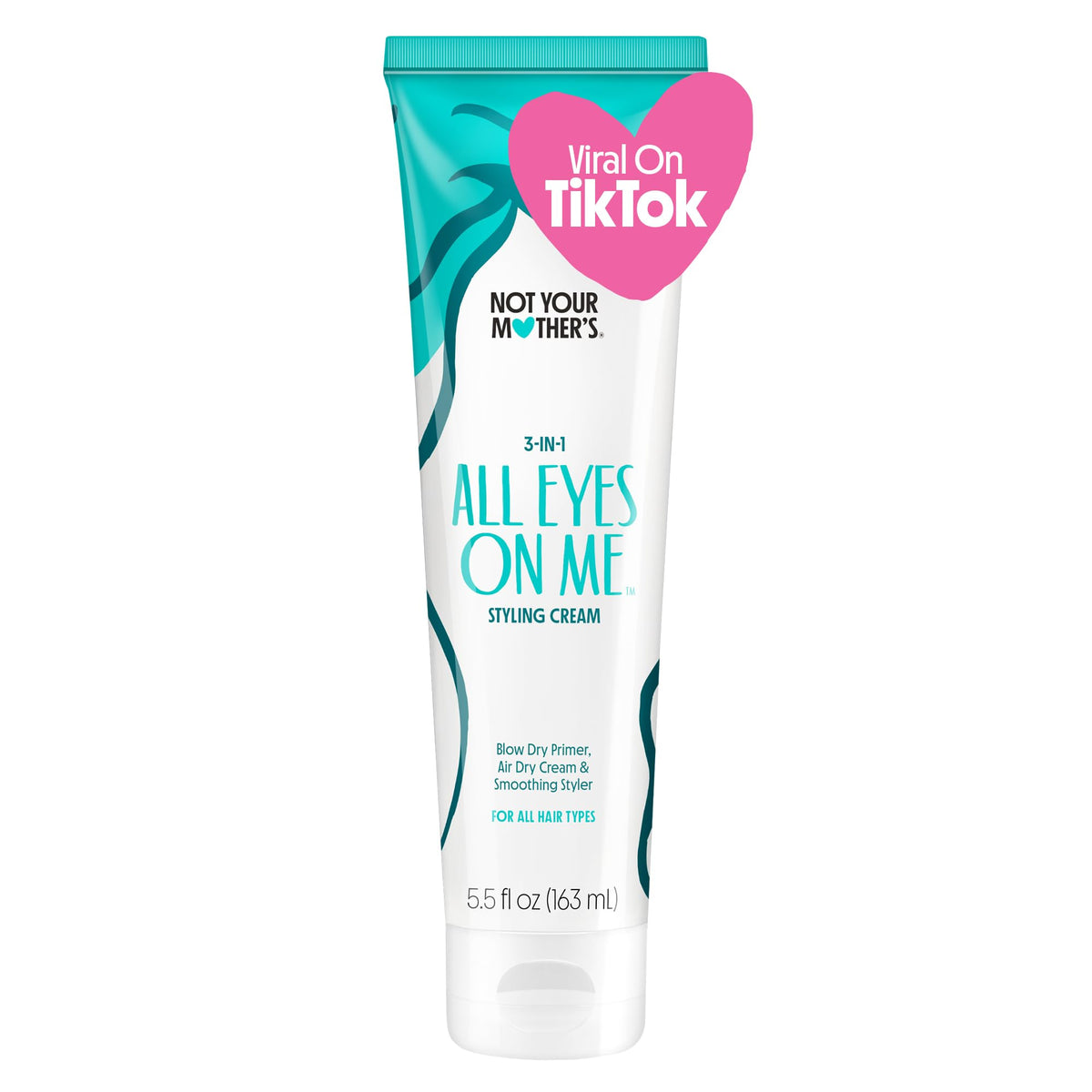Not Your Mother's All Eyes On Me: envase de crema 3 en 1 para peinado suave