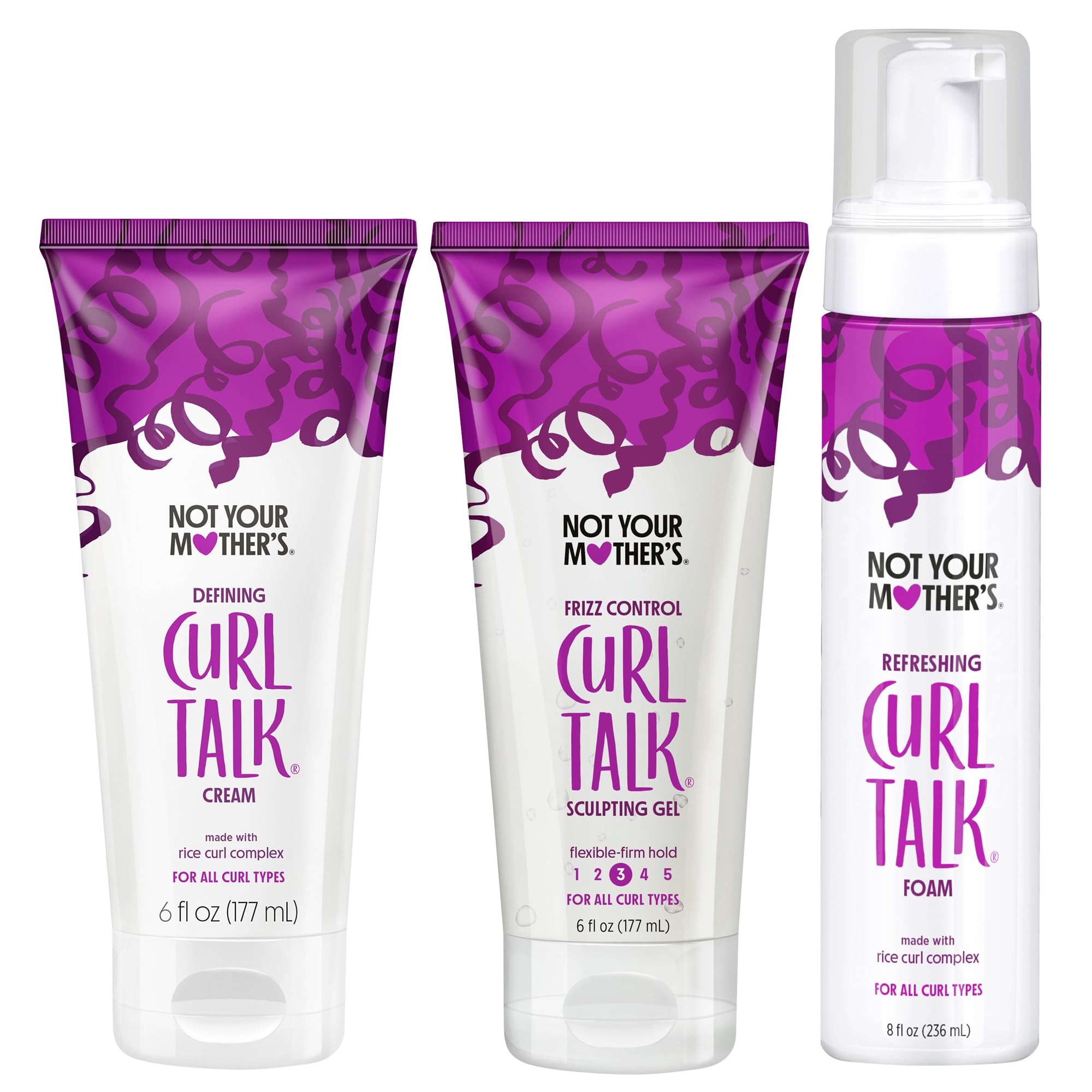 Not Your Mother's Curl Talk gel definidor de rizos para controlar el frizz con movimiento