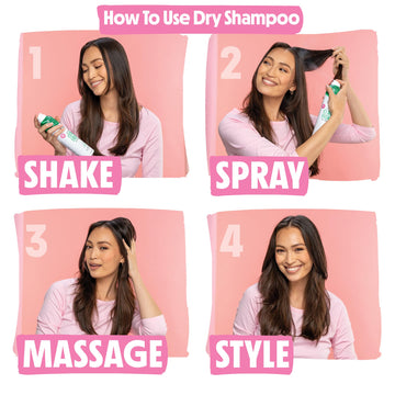 Not Your Mother's Clean Freak Dry Shampoo, refesco-del-estilo, ofrece sensación de cabello recién lavado.