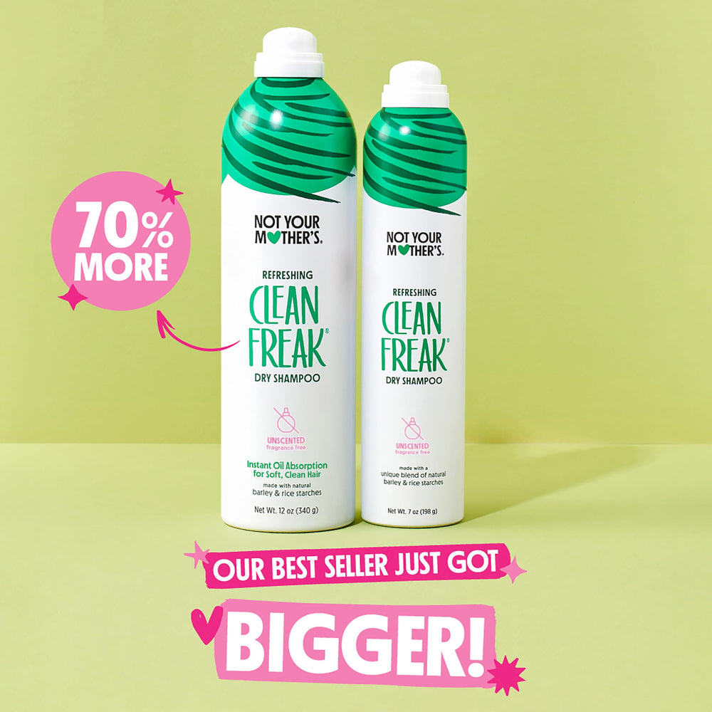 Paquete de 2 unidades Not Your Mother's Clean Freak sin aroma para uso prolongado.