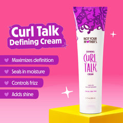 Not Your Mother's Curl Talk crème définissante apporte brillance et définition